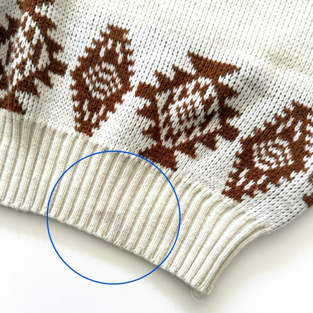 Vintage Aztec Sweater - Picture 9 of 9